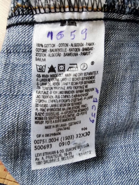 Levi's 751 W32 L30 spodnie jeansowe jeansy Levis