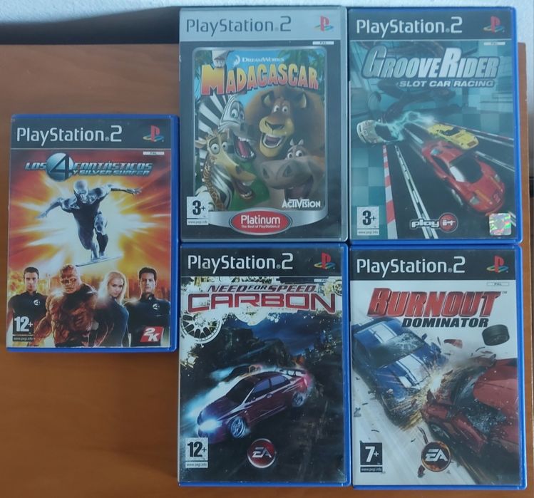 Vendo 17 jogos da Playstation 2
