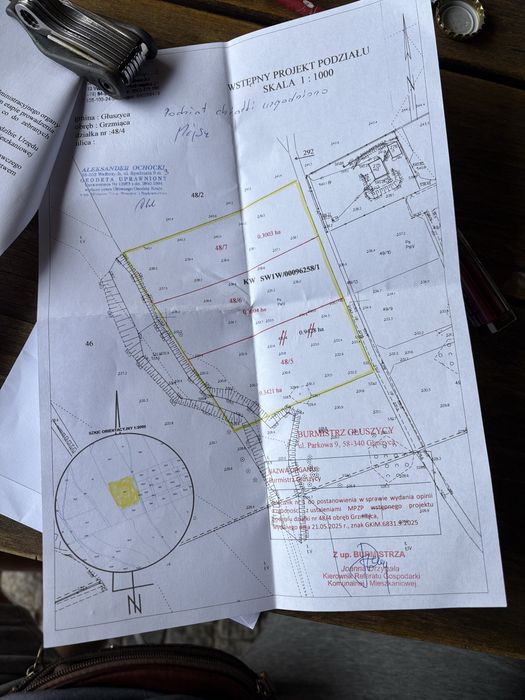 Działka budowlana w Łomnicy 48/5   3420 m2 możliwa zamiana!!