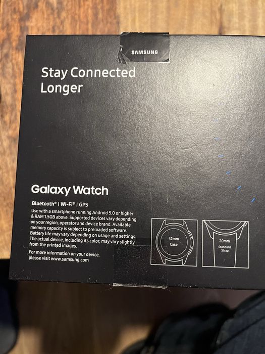Zegarek Galaxy Watch czarny