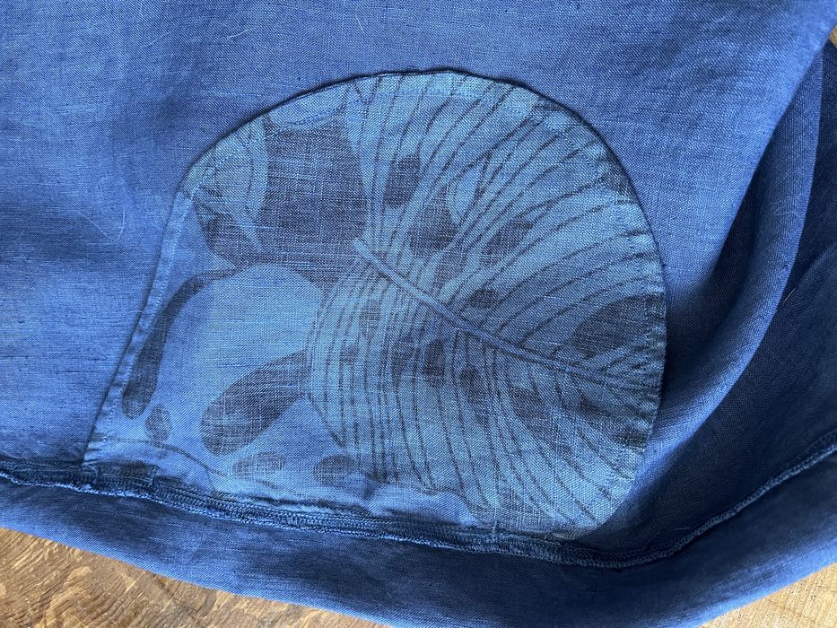 Lniana włoska sukienka