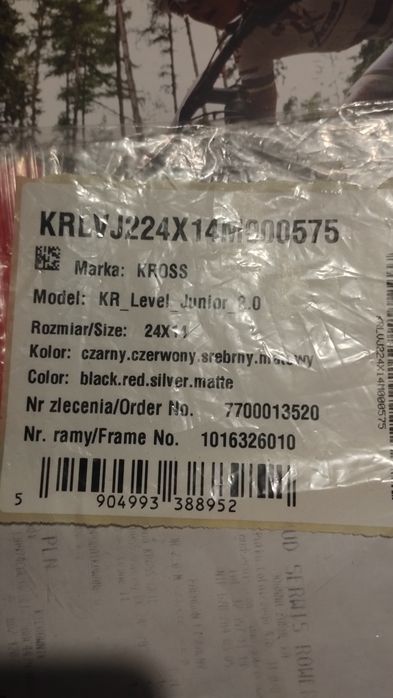 Rower młodzieżowy Kross Level 24 rama 14
