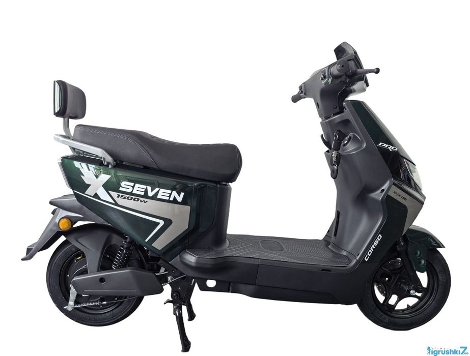 НОВИНКА! ДОСТАВКА Безкоштовна!Електричний мопед Corso SevenX SX-905069 (1) двигун 1500W, акумулятор літій-залізо-фосфатний 72V/30Ah