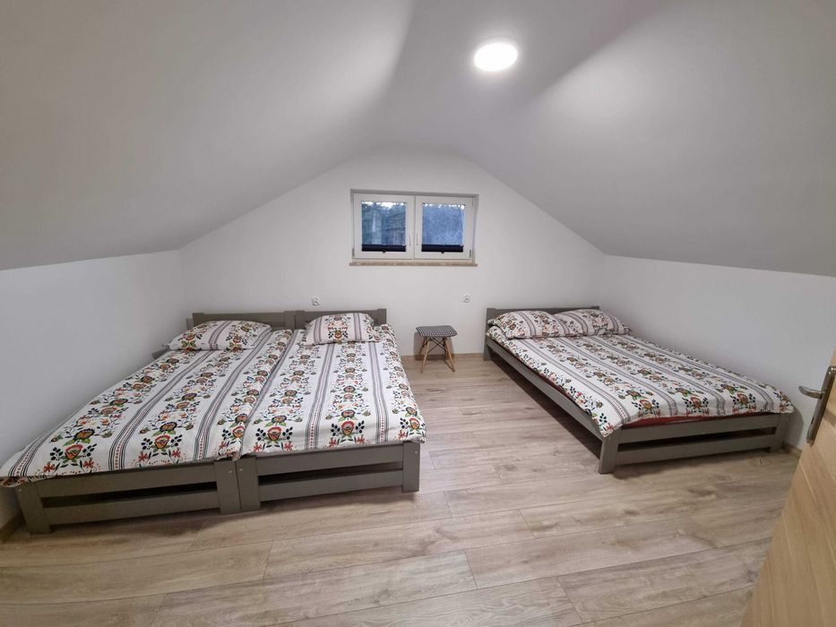 mieszkanie kaszuby, domki na Kaszubach, lasy, kulig