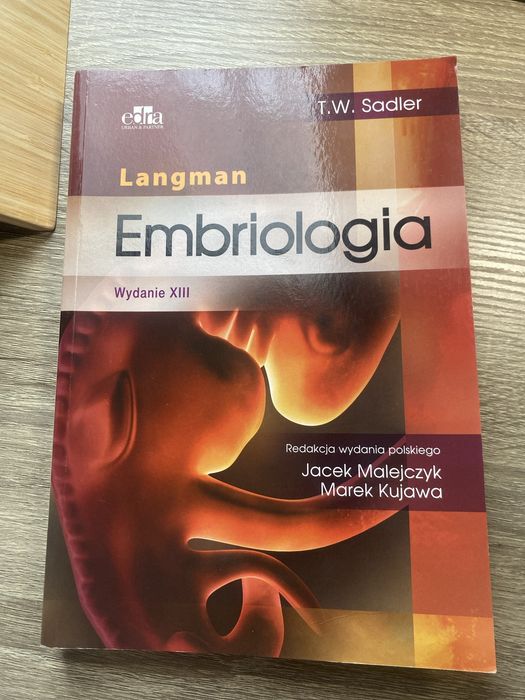 Embriologia Langman, wydanie XIII, książka w stanie doskonałym