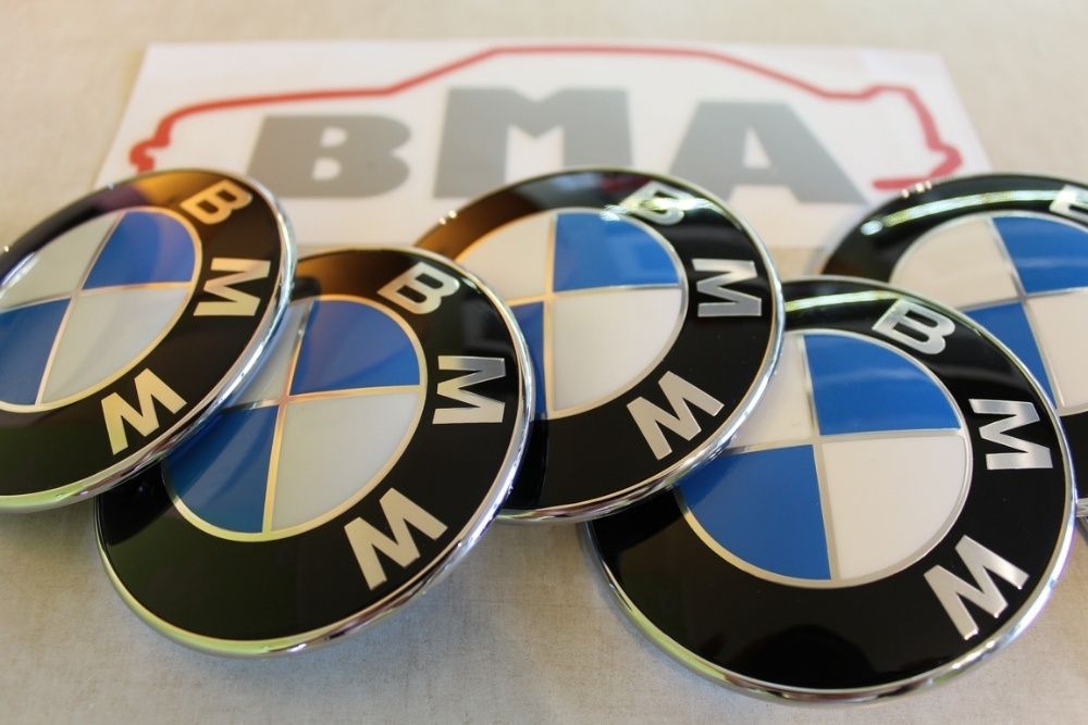 BMW Nowy Emblemat 82 mm Na Maskę Przód 100% Oryginał Części BMA