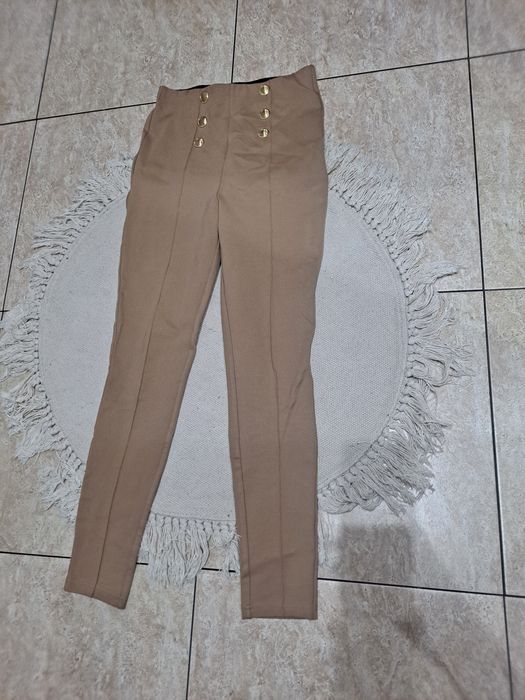 ZARA leginsy z kantem rozmiar M