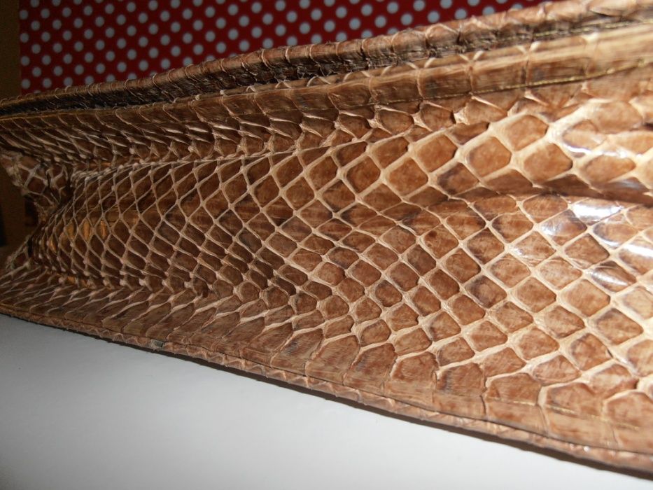 Carteiras vintage. Clutch Bags vintage em cobra/snake e 1 com pêlo/fur