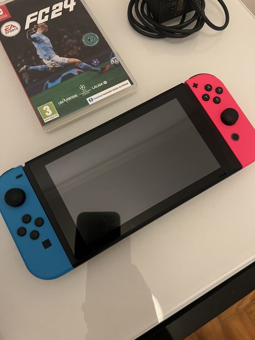 Nintendo switch V1 + EAFC24 + Acessorios