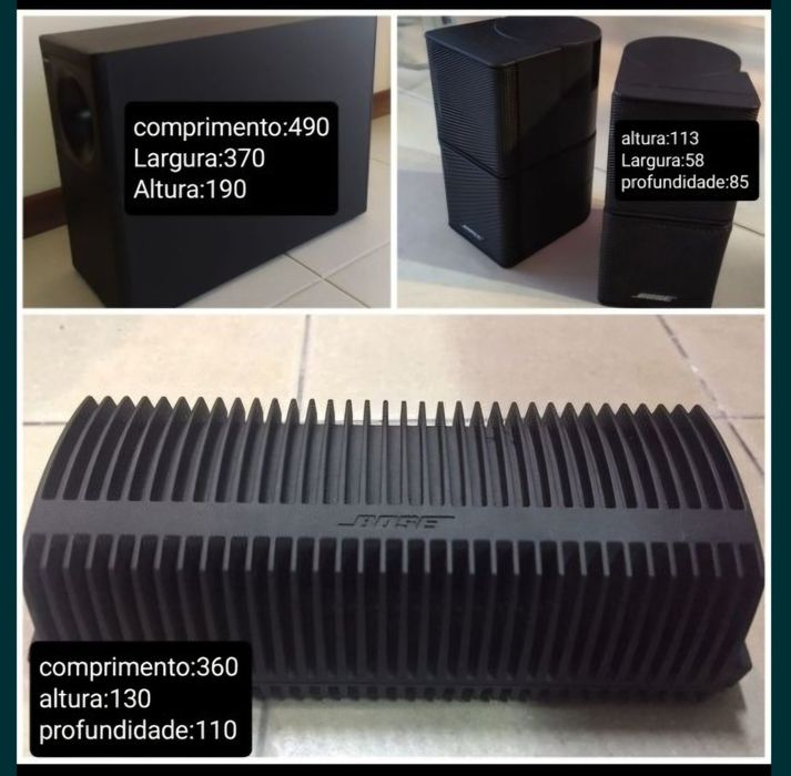 Sistema BOSE Amplificado Acoustimass 5 c/colunas Jewel Bose+Amplifica