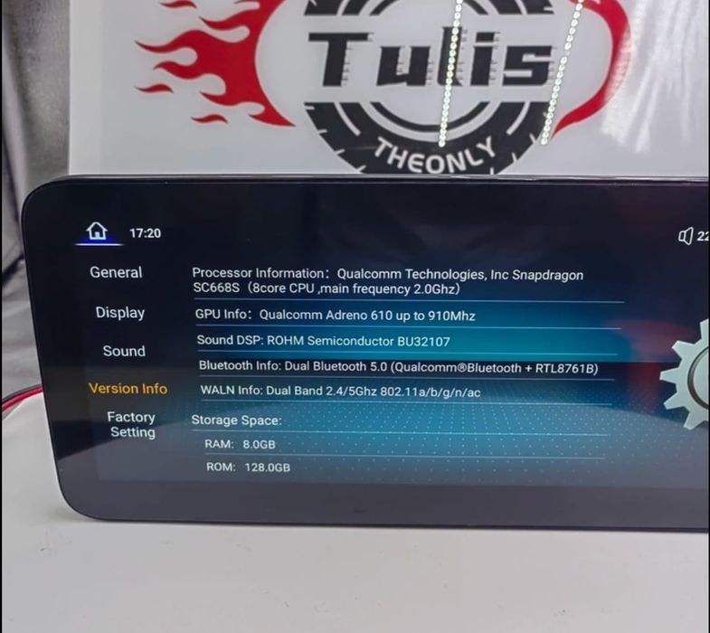 Radio Android 12,3" Mercedes + Processor Snapdragon 668s + 8 GB+128 GB