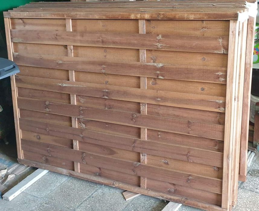 Panele ogrodzeniowe drewniane