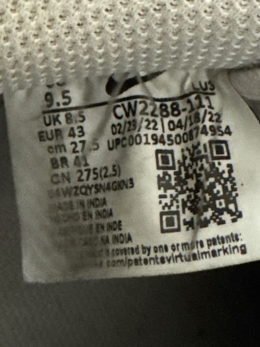 Air force 1 brancos usados ,43