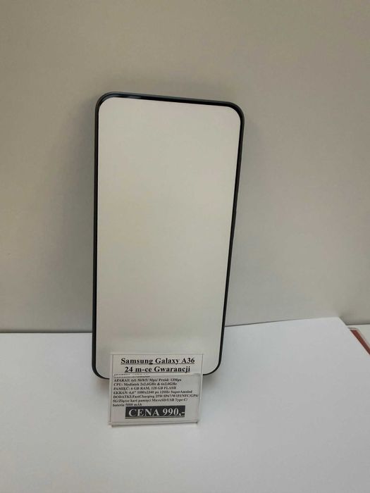 Samsung A36/128GB/24 miesiące Gwarancji!