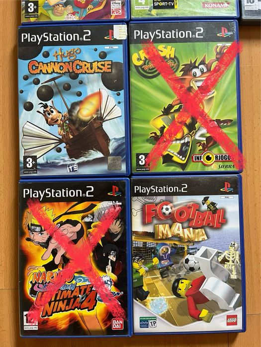 Jogos Playstation 2 em ótimo estado