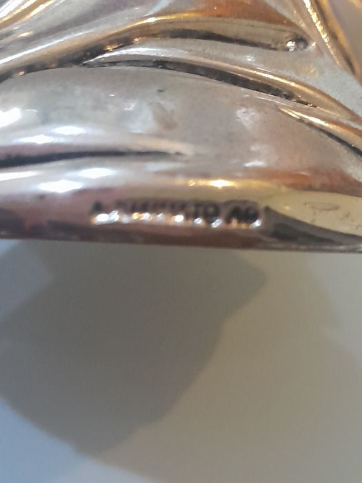 Solitário em prata laminada AG