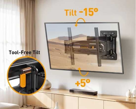 Кронштейн для телевізора PERLEGEAR PGMF18 настінний VESA кріплення ТВ держатель телевизора настенное крепление выдвижной