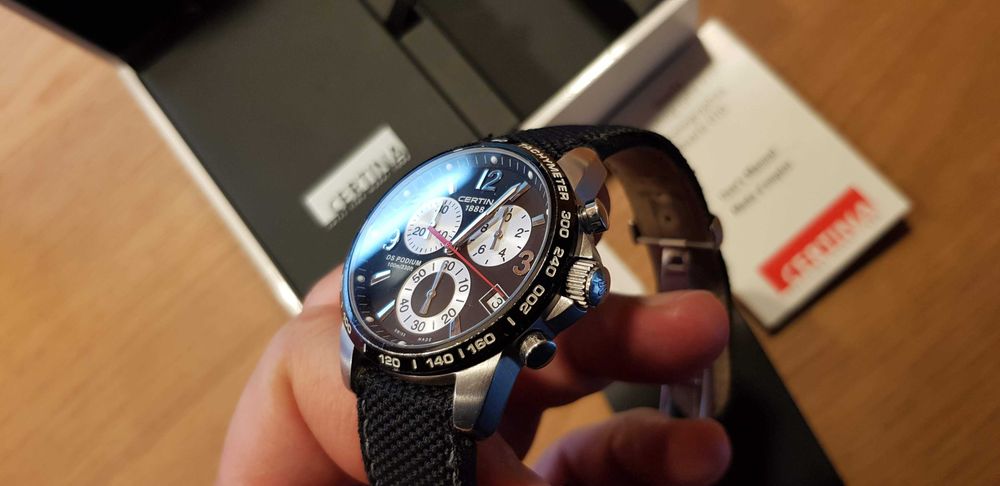 Zegarek Męski Certina DS Podium Chrono Chronograf 100m ETA