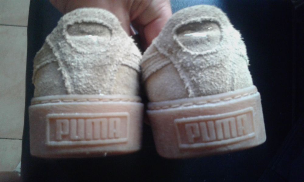 Ténis camurça Puma cor bege