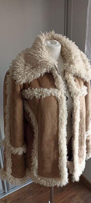 Kurtka, płaszcz z kożuszkiem Topshop