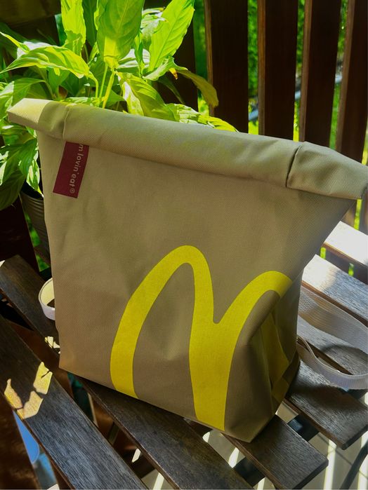 Plecak McDonald’s Retro Torba brązowa Vintage plecak szkolny