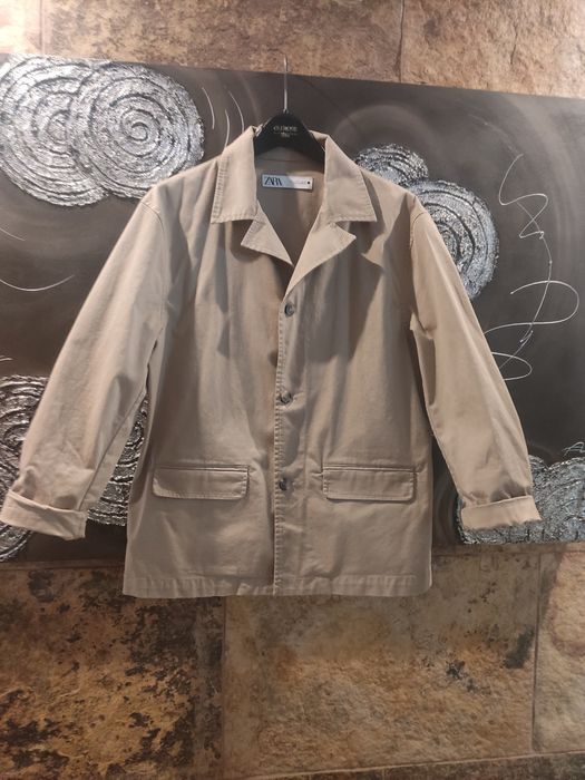 Blazer de sarja bege novo (Zara) tamanho S (oversized)