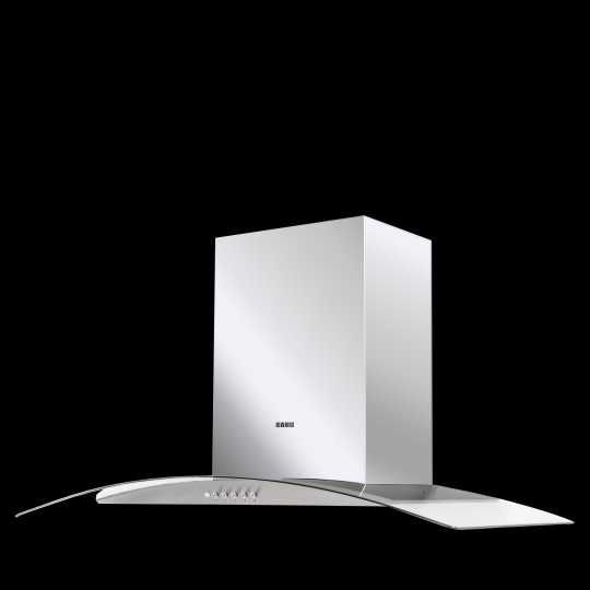 okap vdb ze szkłem giętym 90cm