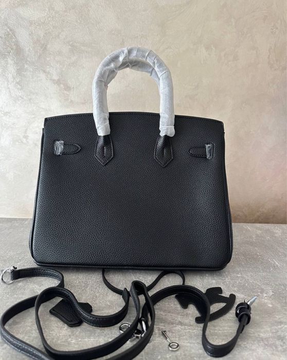 Жіноча Шкіряна  в стиле hermes birkin 30см.Epme
