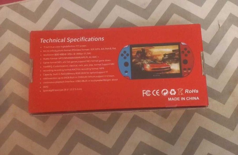 Consola jogos portátil