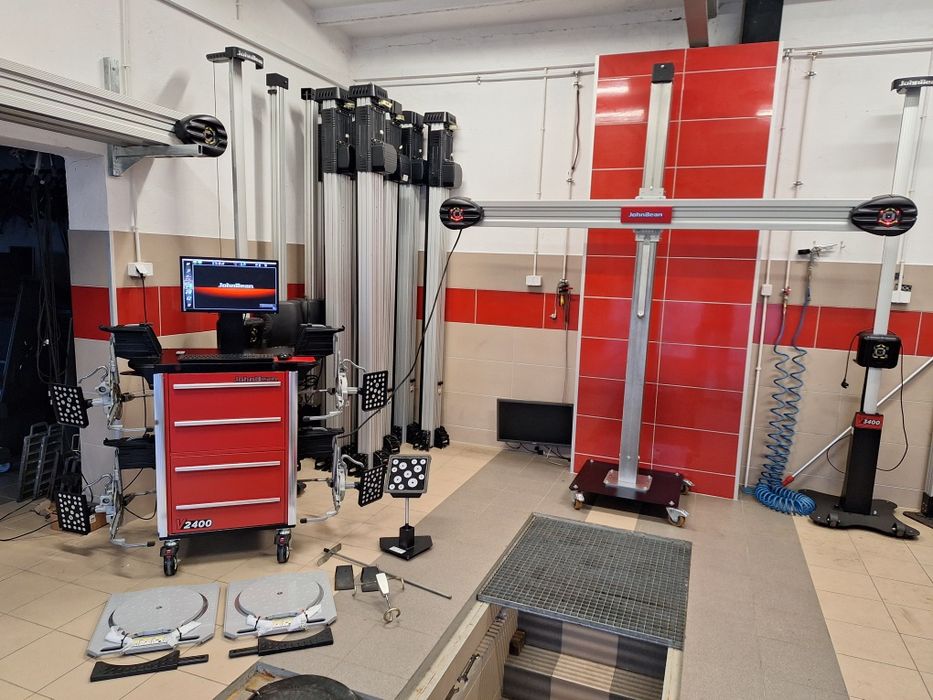 John Bean 3D V2400 AC400 lift geometria kół zbieżność