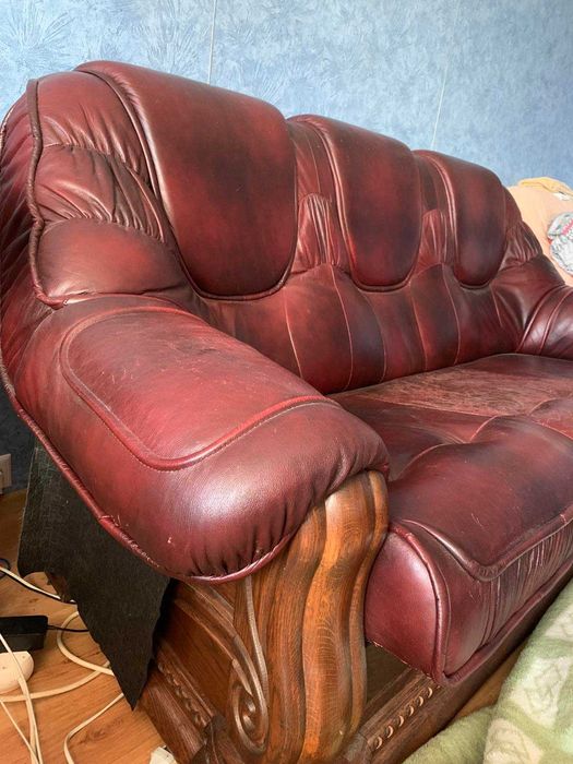 Кожаная мебель "Grizly" Грізлі (2+1)