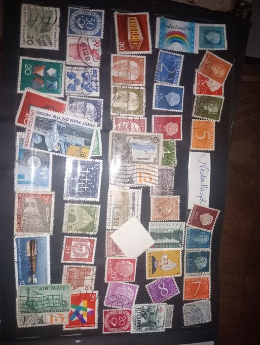 Selos antigos vários países