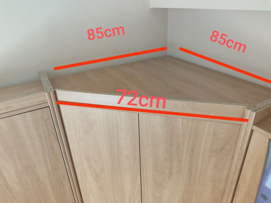 Meble meblościanka szafa narożna