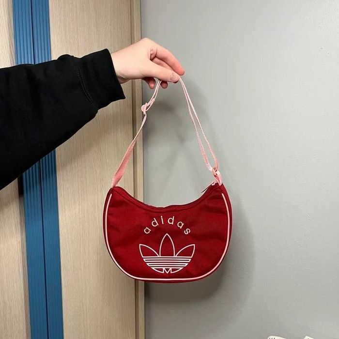 Vintage Torebka Adidas Y2K Bag Big Logo Haft Trendy Coquette Swag