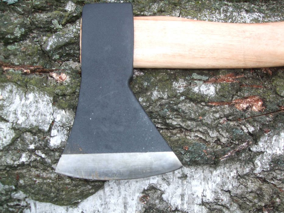 Siekiera TOPOREK 35 cm 600g WYGODNA Mała Drewniany Trzonek UNIWERSALNA