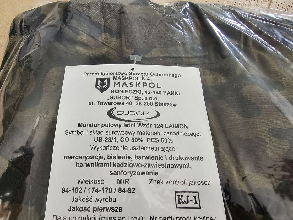 Mundur polowy  Letni  plus bielizna termoaktywna