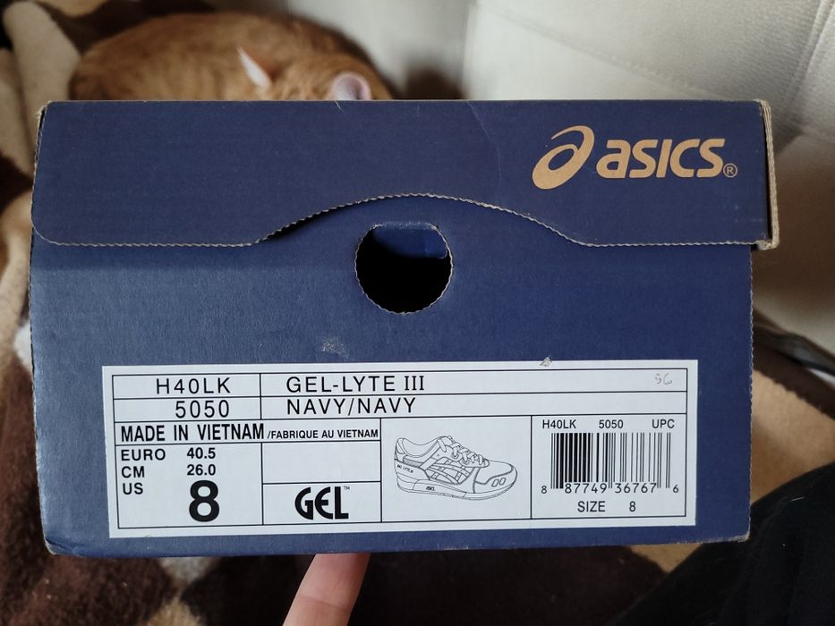 BAIT x asics Gel-Lyte III Nippon Blues US 8 druga para