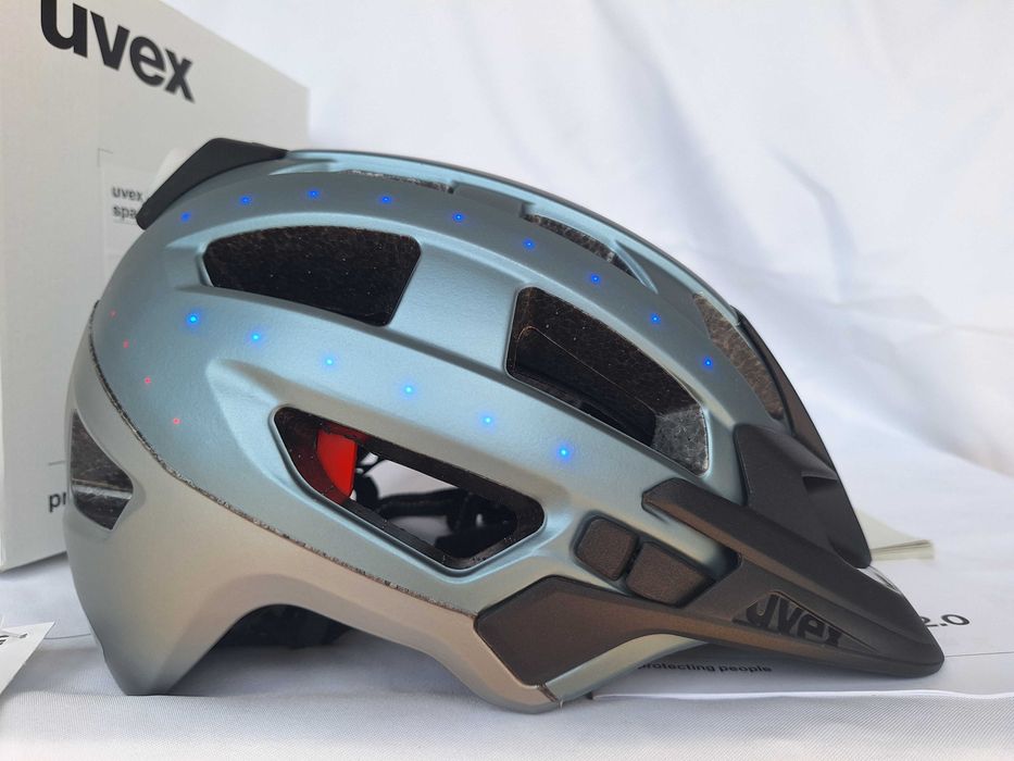 Kask rowerowy Uvex Finale Light 2.0 Space Blue Matt S/M 52-57cm LED