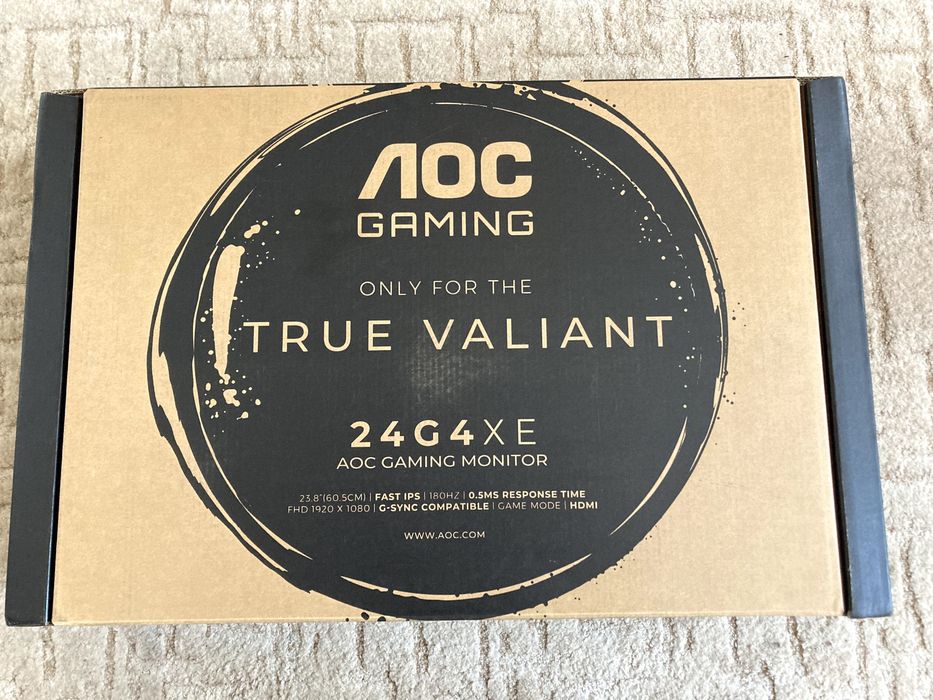 Monitor AOC 24G4XE | 180Hz | 24 cale | IPS | kupiony w 2026 | + stojak