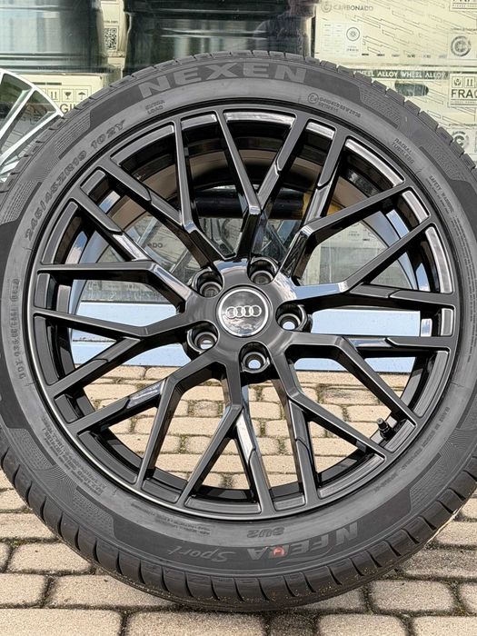Nowe koła 18 cali Audi A3 S3 całe czarne połysk