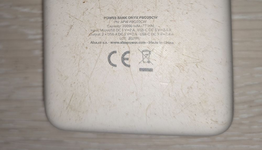 Павербанк(Power bank)AlzaPower на запчасти