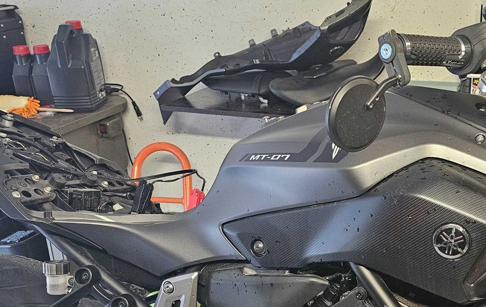 Motor  mt07 2018