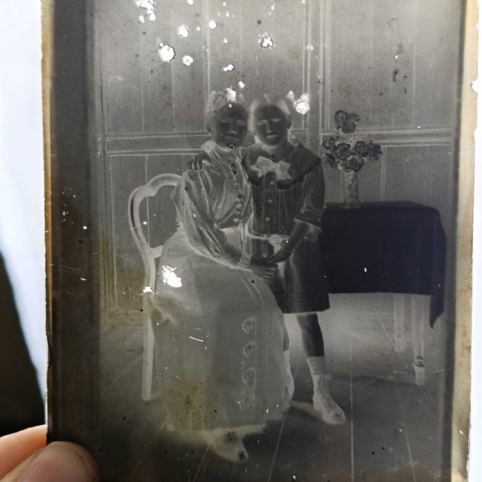 Szklane negatywy 9×12 cm (9 szt.) – ok. 1910–1925 – fotografia dawna
