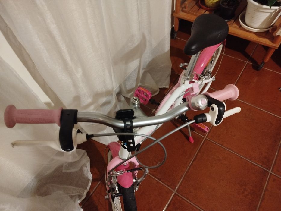 Bicicleta menina Btwin roda 16 5-8 anos