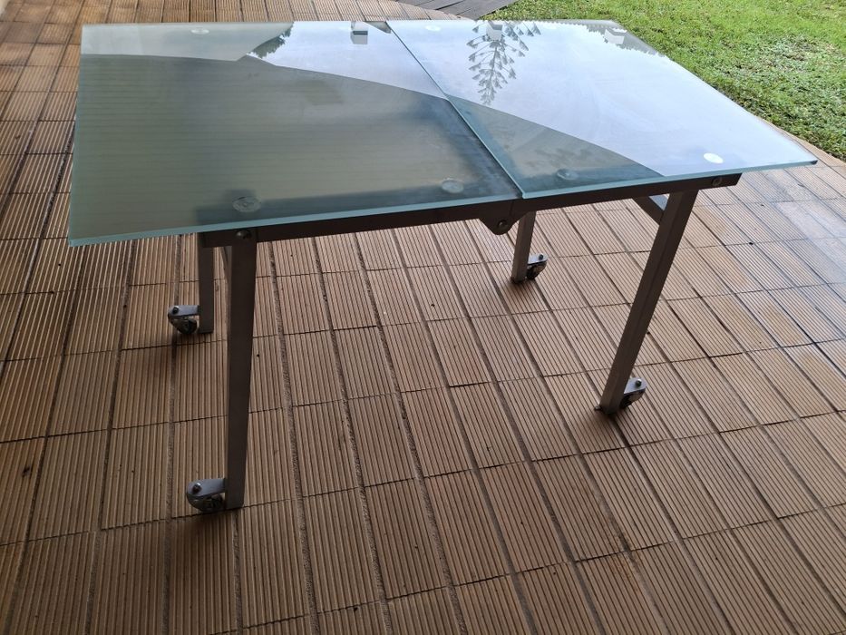 Mesa vidro 1,20x0,70 ECingles