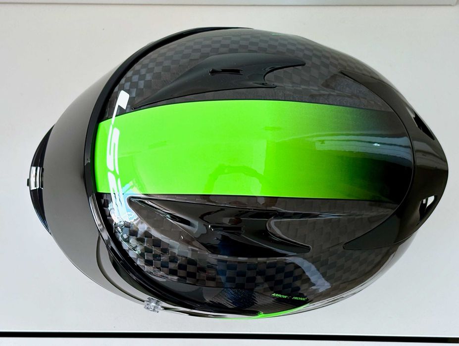 Capacete NOVO Carbono Total LS2 Arrow Racing (50% DESCONTO) Tam XL-XXL