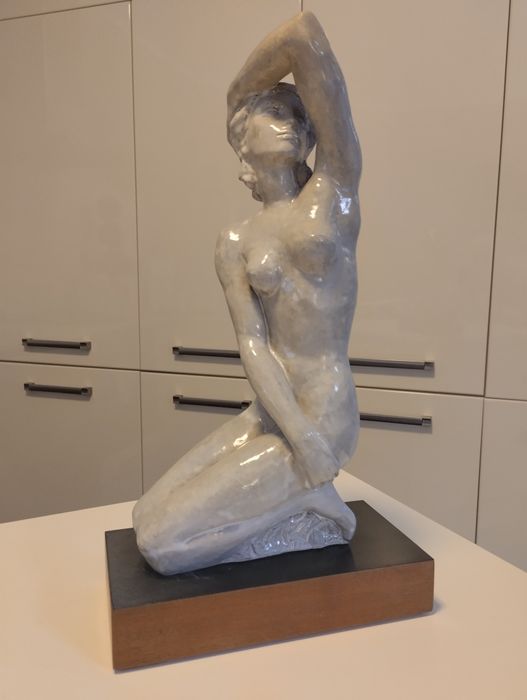 Rzeźba Fritz Klimsch Akt Naga Kobieta Moda Centrum Modern Rarytas Top