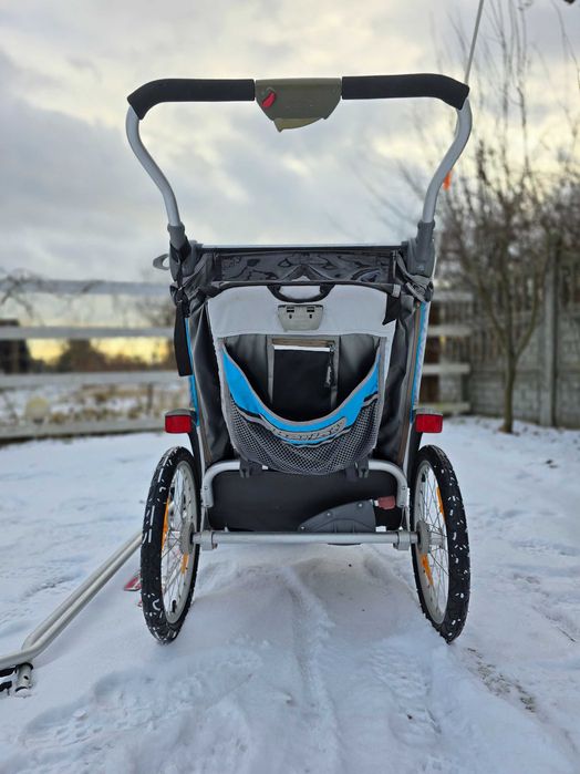 Thule Chariot Chinook 1 osobowa Przyczepka rowerowa z zestawem nart