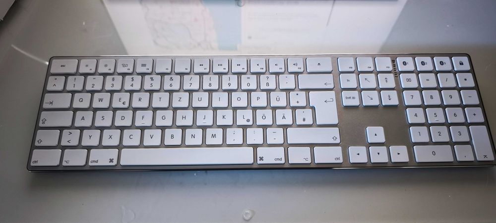 Teclado computador Joyaccess (novo) - Bluetooth sem fios em aluminio