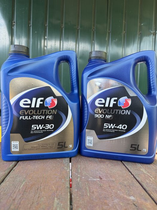 Масло 5W40 5W30 10W40 75W Elf олива